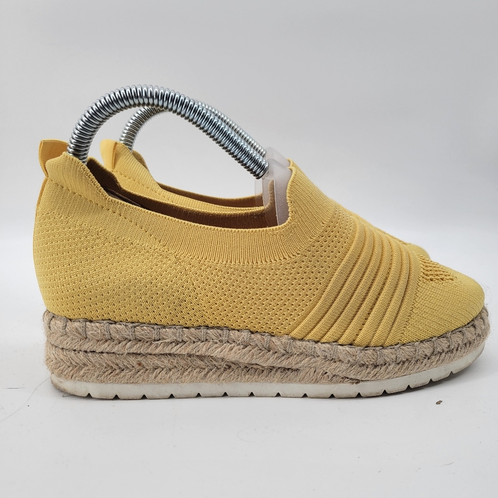 Adrienne Vittadini Sport' Platform Slides Yellow Size 6